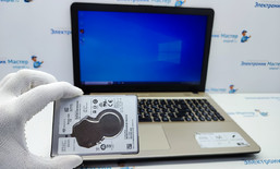 Замена штатного HDD на новый SSD-диск ноутбука Asus X541UV
