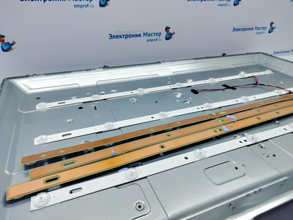 Установка нового комплекта подсветки телевизора TF-LED32S6