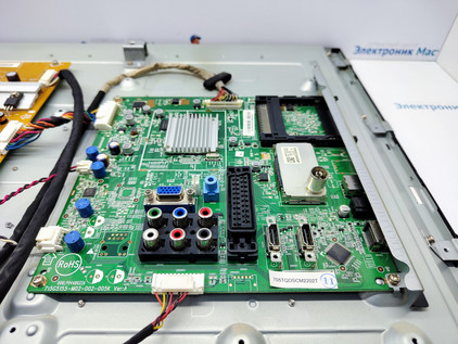 Не включается 40PFL3108T: ремонт главной платы