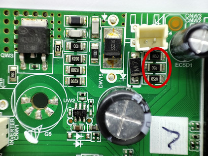 место доработки тока на плате  HK.T.RT2842P531