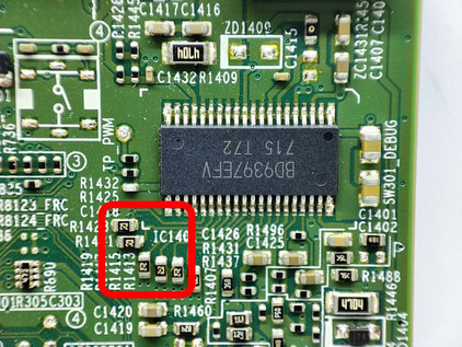 ue32j5005ak уменьшить ток подсветки